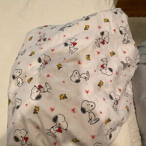 twin SNOOPY bottom fitted sheet by Berkshire